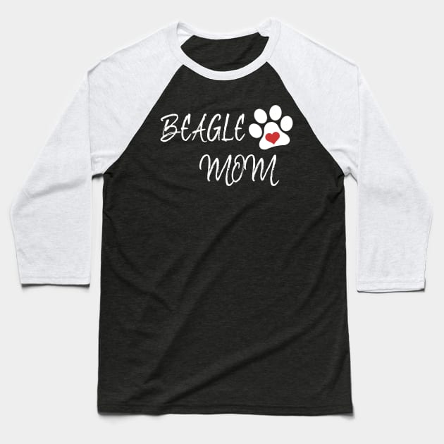 beagle mom Baseball T-Shirt by zeevana